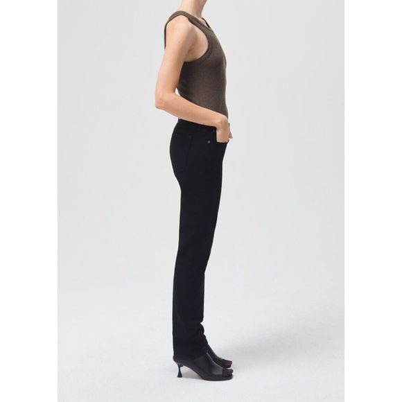 Agolde Devon Low Rise Stacked Stovepipe Jeans Size 27 - Picture 3 of 10